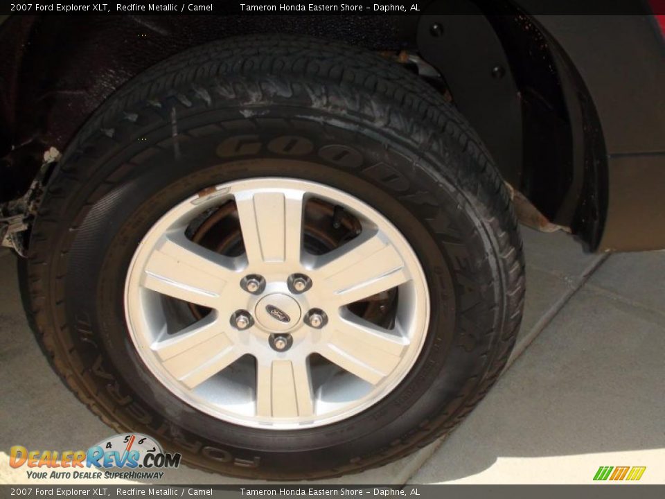 2007 Ford Explorer XLT Redfire Metallic / Camel Photo #36