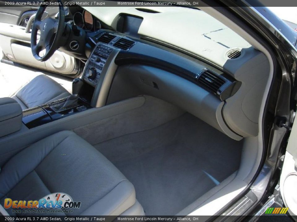 2009 Acura RL 3.7 AWD Sedan Grigio Metallic / Taupe Photo #20