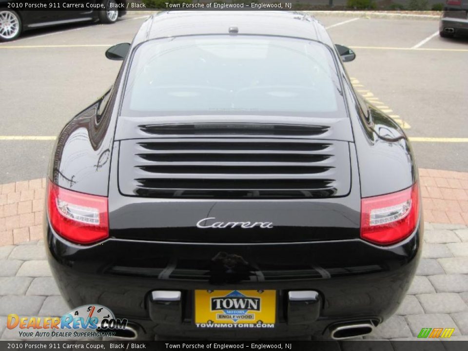 2010 Porsche 911 Carrera Coupe Black / Black Photo #6