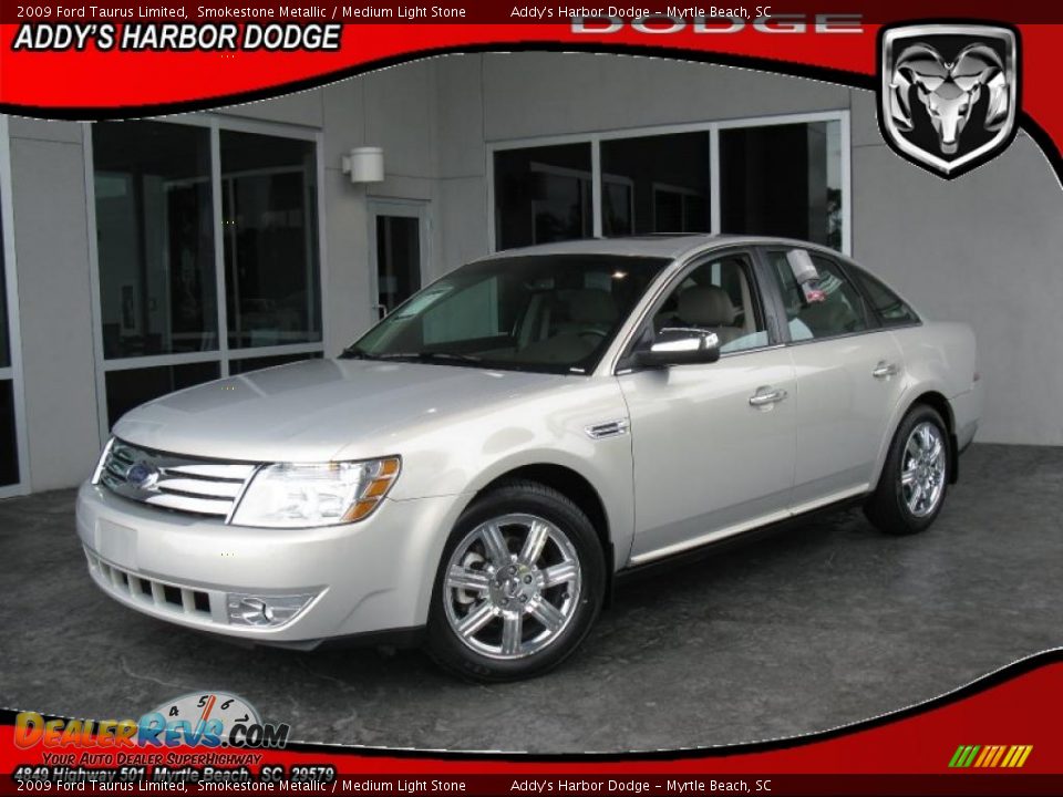 2009 Ford Taurus Limited Smokestone Metallic / Medium Light Stone Photo #1