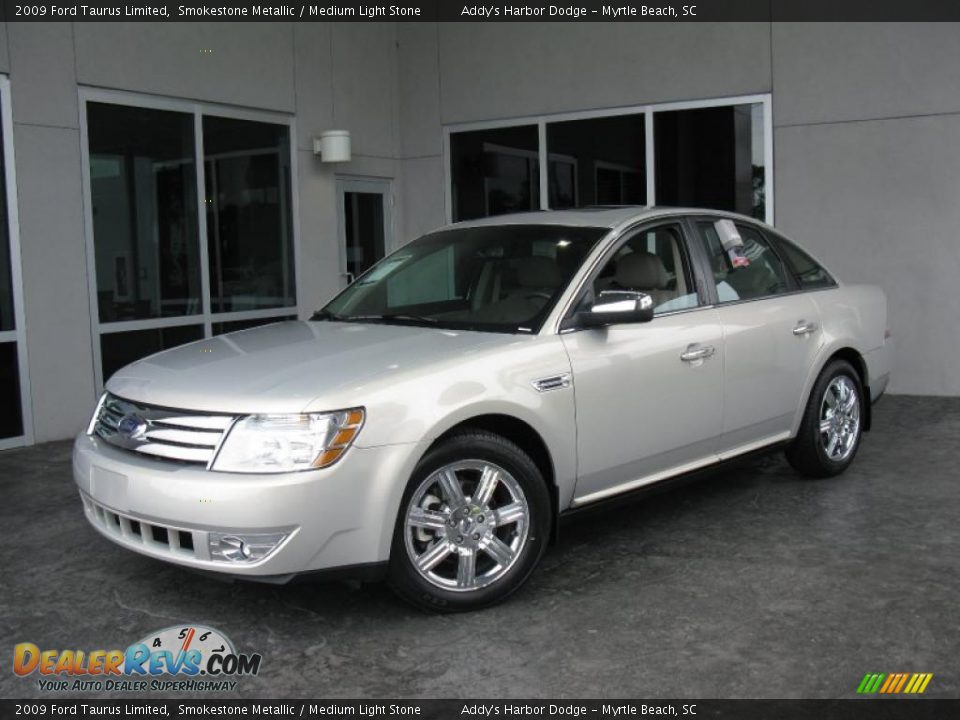 2009 Ford Taurus Limited Smokestone Metallic / Medium Light Stone Photo #2