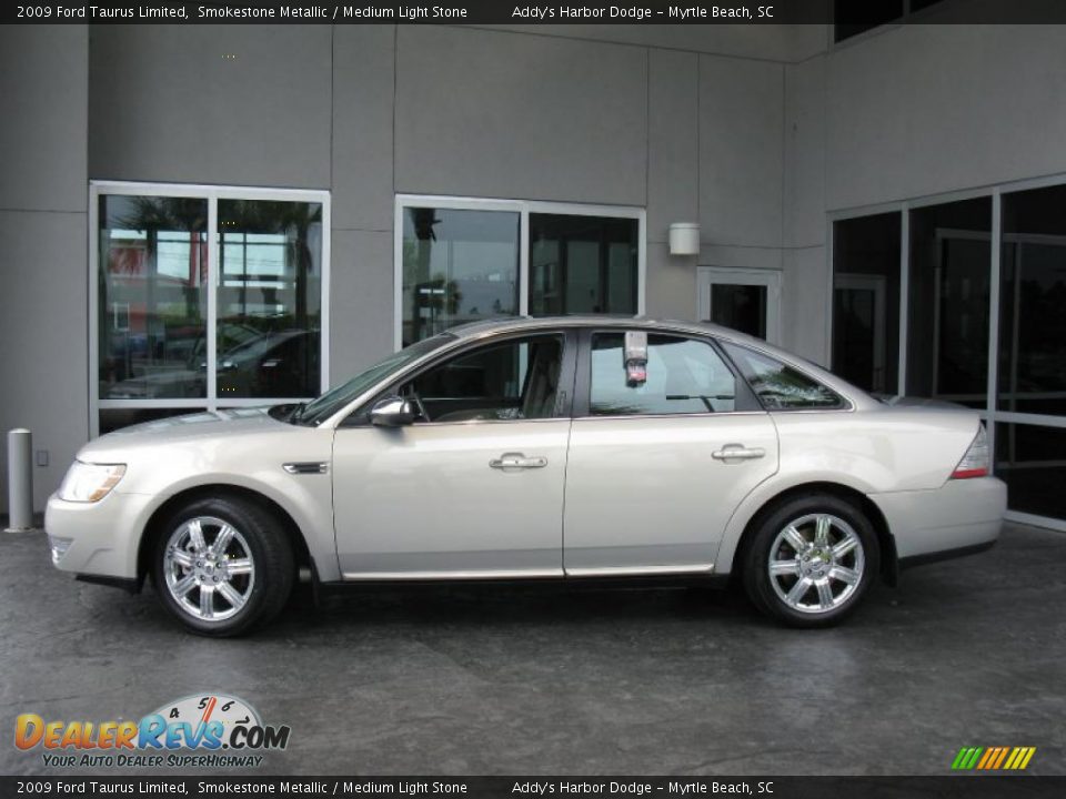 2009 Ford Taurus Limited Smokestone Metallic / Medium Light Stone Photo #5