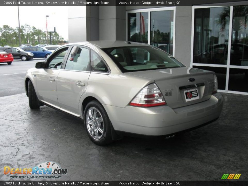 2009 Ford Taurus Limited Smokestone Metallic / Medium Light Stone Photo #6