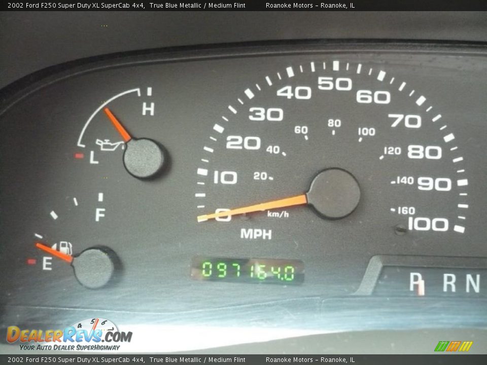 2002 Ford F250 Super Duty XL SuperCab 4x4 True Blue Metallic / Medium Flint Photo #20