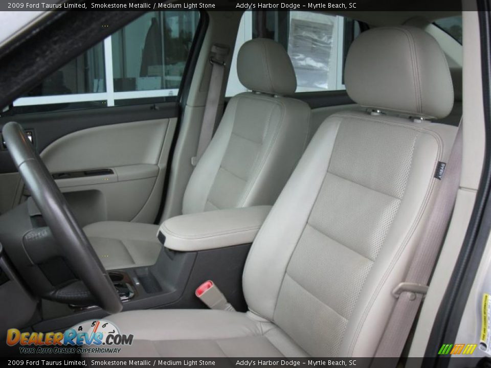 2009 Ford Taurus Limited Smokestone Metallic / Medium Light Stone Photo #11
