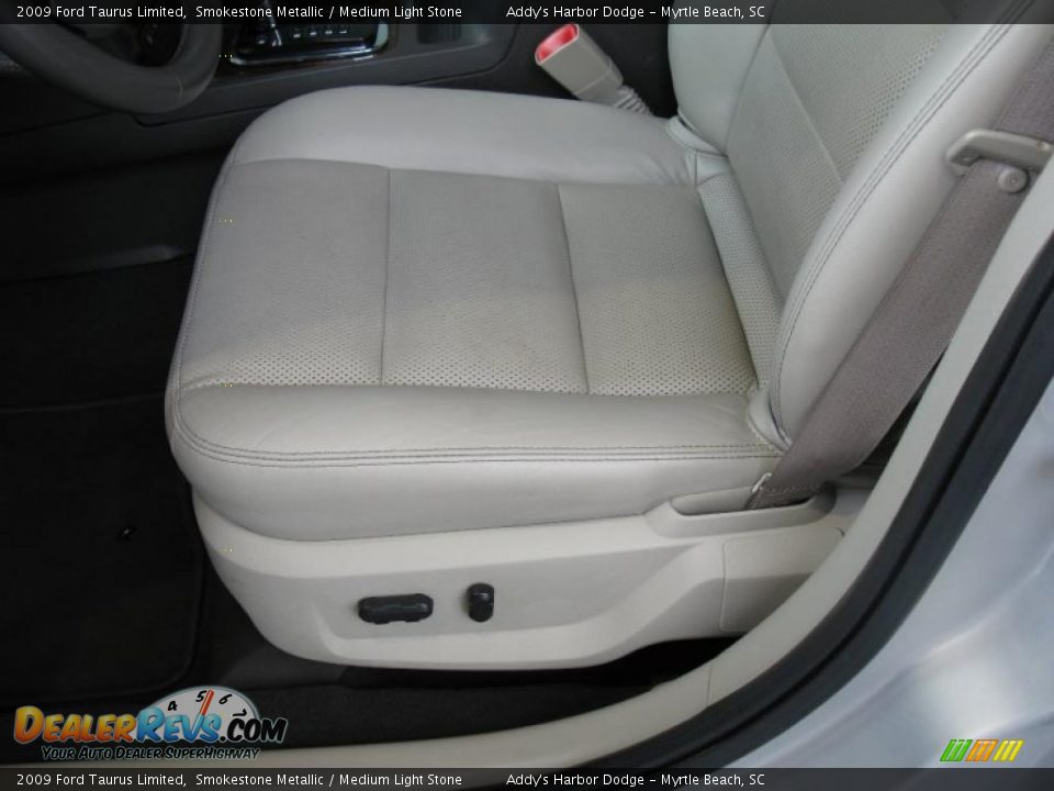 2009 Ford Taurus Limited Smokestone Metallic / Medium Light Stone Photo #12