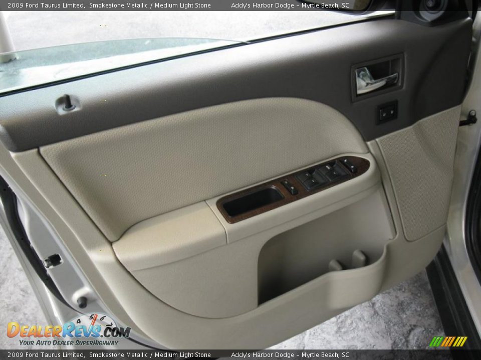 2009 Ford Taurus Limited Smokestone Metallic / Medium Light Stone Photo #14