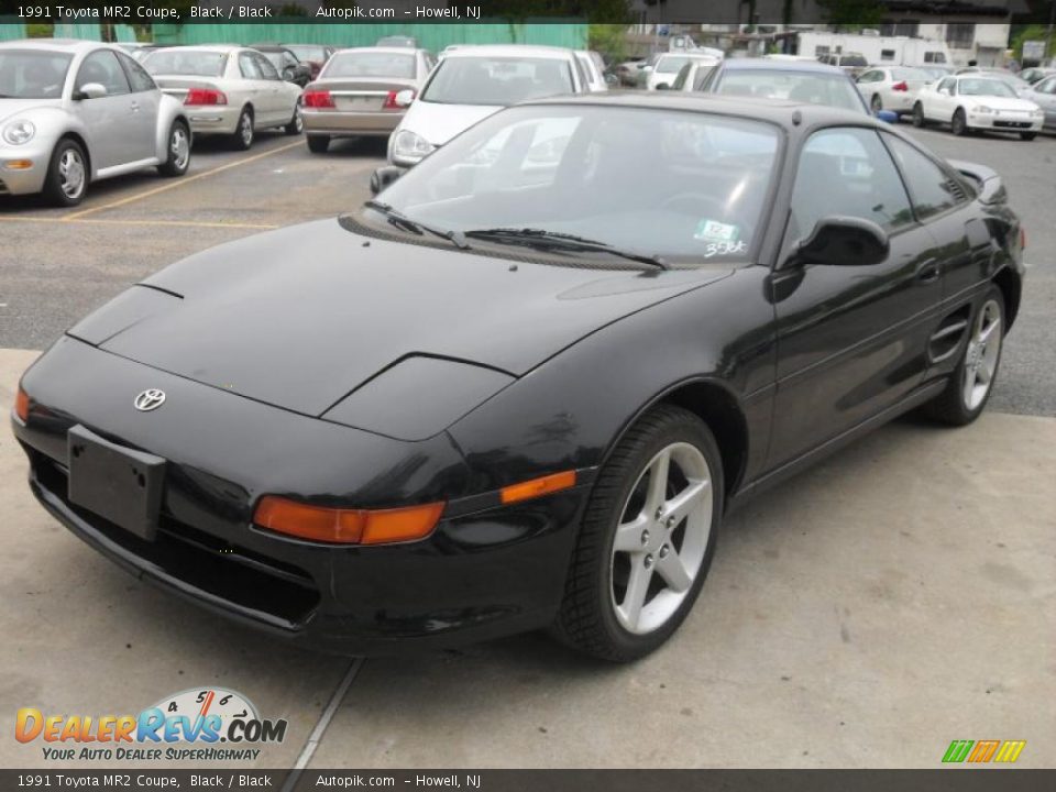 1991 Toyota MR2 Coupe Black / Black Photo #2