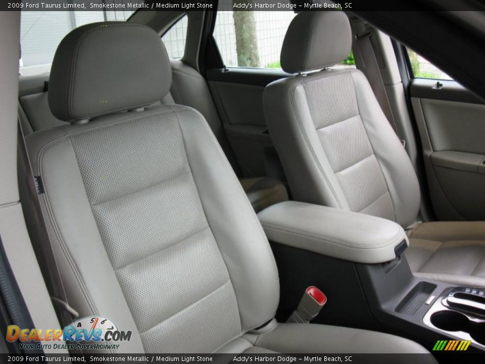 2009 Ford Taurus Limited Smokestone Metallic / Medium Light Stone Photo #15