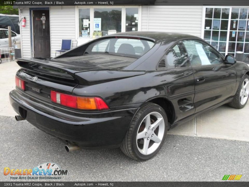 1991 Toyota MR2 Coupe Black / Black Photo #5