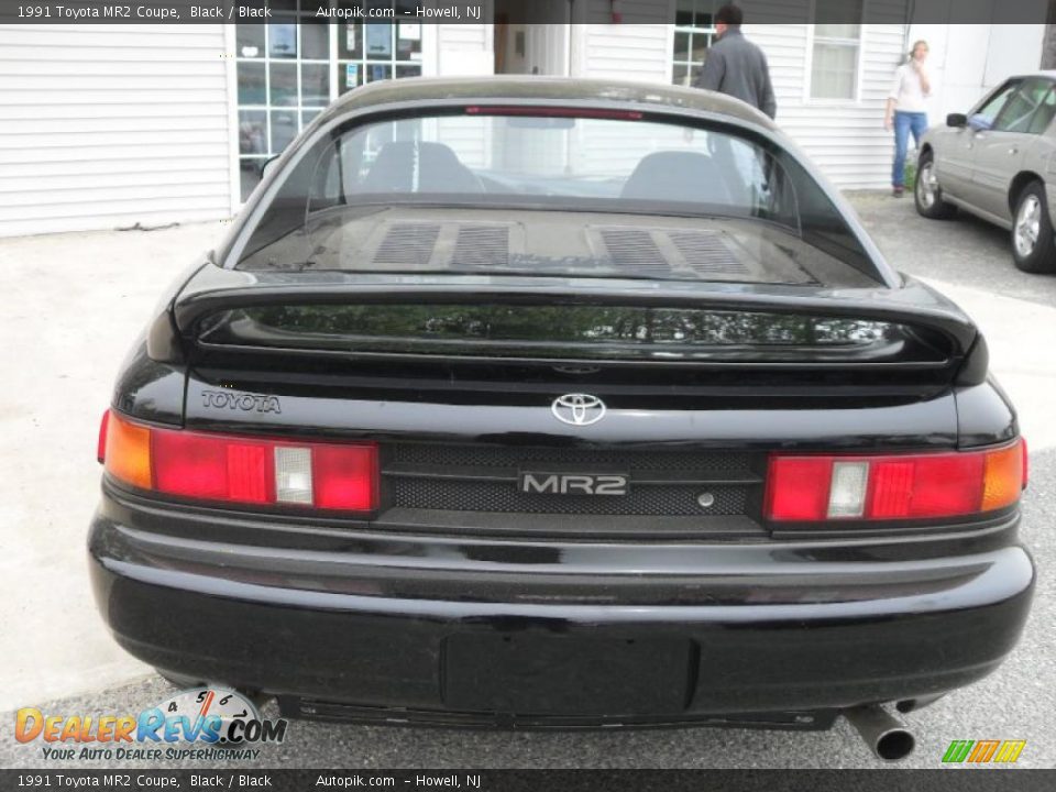 1991 Toyota MR2 Coupe Black / Black Photo #6