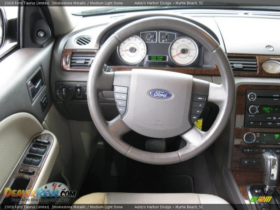 2009 Ford Taurus Limited Smokestone Metallic / Medium Light Stone Photo #18