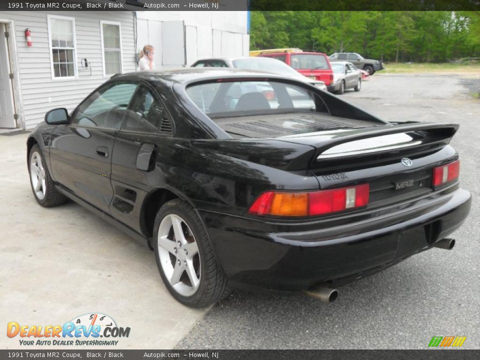 1991 Toyota MR2 Coupe Black / Black Photo #7