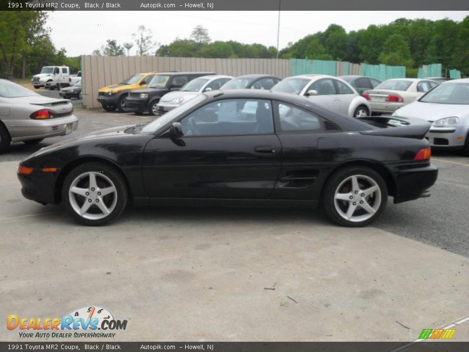 1991 Toyota MR2 Coupe Black / Black Photo #8