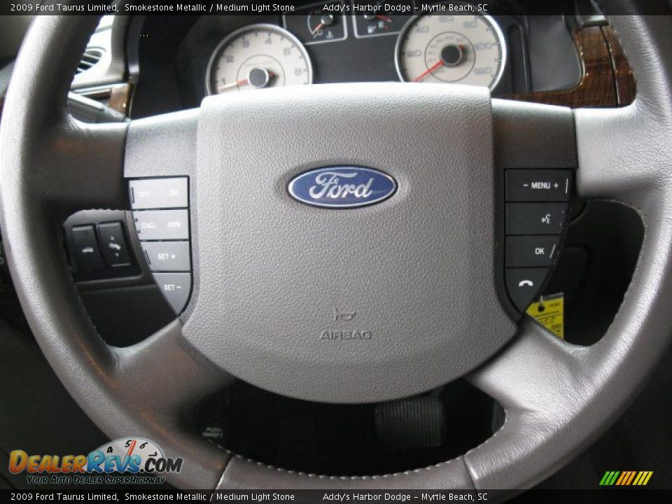 2009 Ford Taurus Limited Smokestone Metallic / Medium Light Stone Photo #20