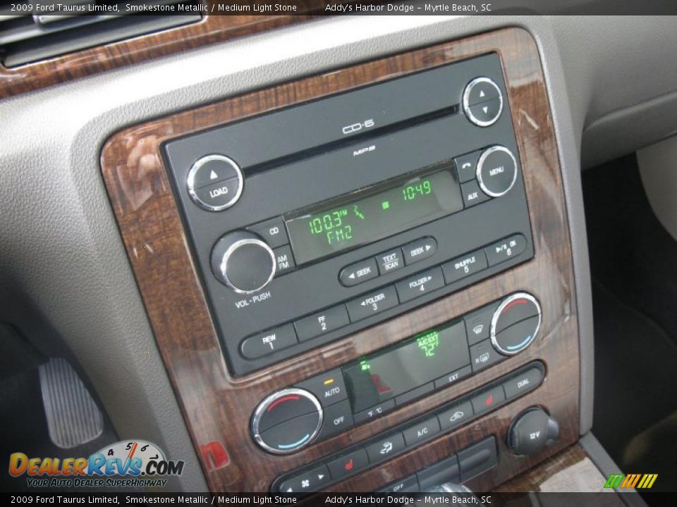 2009 Ford Taurus Limited Smokestone Metallic / Medium Light Stone Photo #22