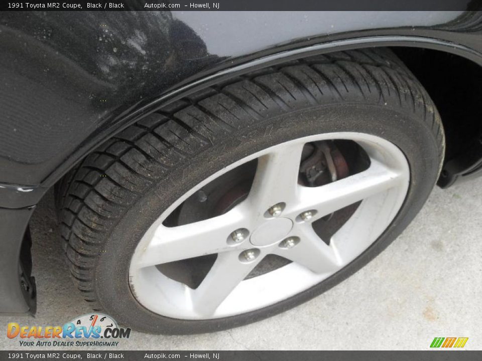 1991 Toyota MR2 Coupe Black / Black Photo #14