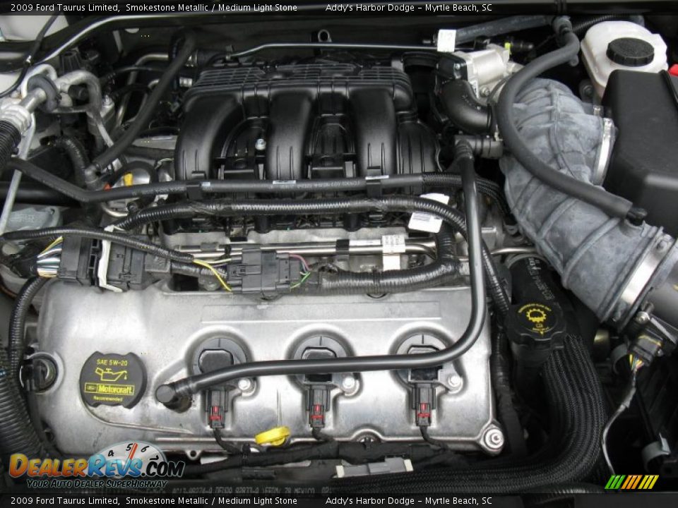 2009 Ford Taurus Limited Smokestone Metallic / Medium Light Stone Photo #26