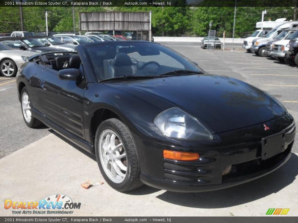2001 Mitsubishi Eclipse Spyder GT Kalapana Black / Black Photo #1