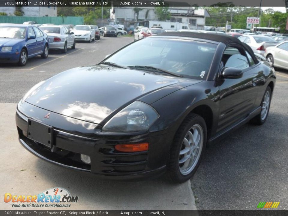 2001 Mitsubishi Eclipse Spyder GT Kalapana Black / Black Photo #3