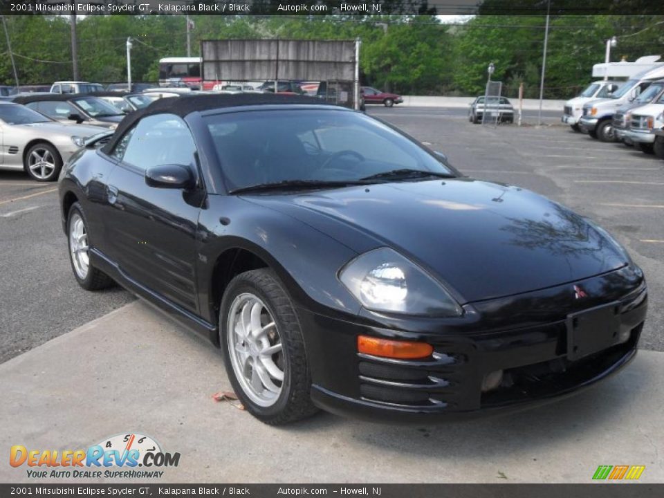2001 Mitsubishi Eclipse Spyder GT Kalapana Black / Black Photo #4