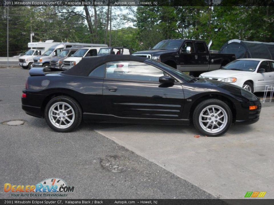 2001 Mitsubishi Eclipse Spyder GT Kalapana Black / Black Photo #5