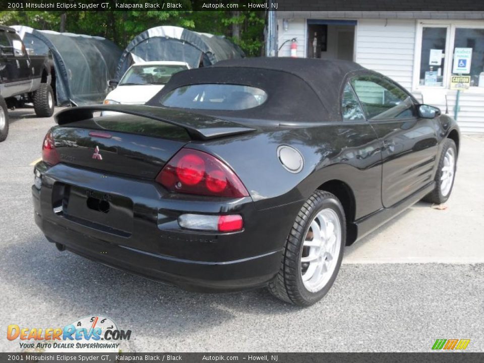 2001 Mitsubishi Eclipse Spyder GT Kalapana Black / Black Photo #6