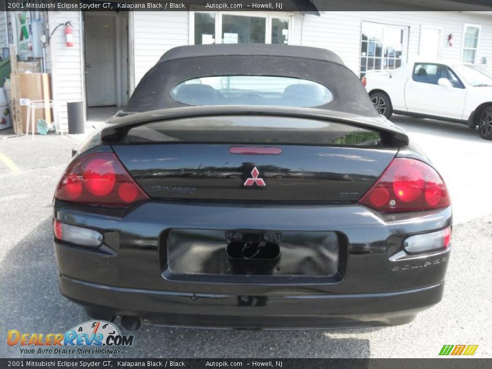 2001 Mitsubishi Eclipse Spyder GT Kalapana Black / Black Photo #7