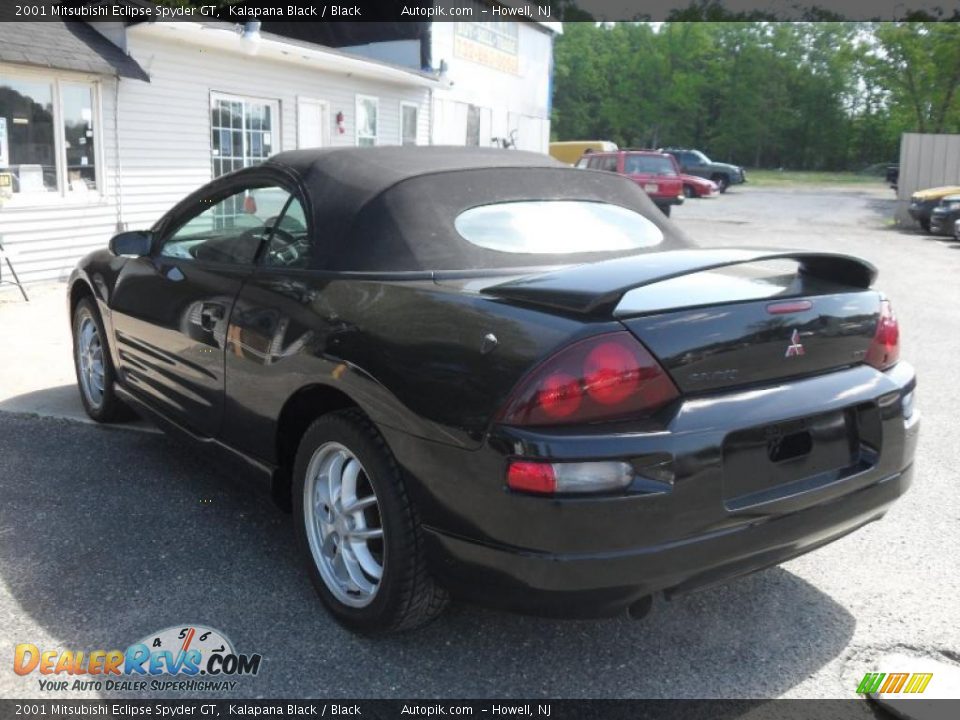 2001 Mitsubishi Eclipse Spyder GT Kalapana Black / Black Photo #8