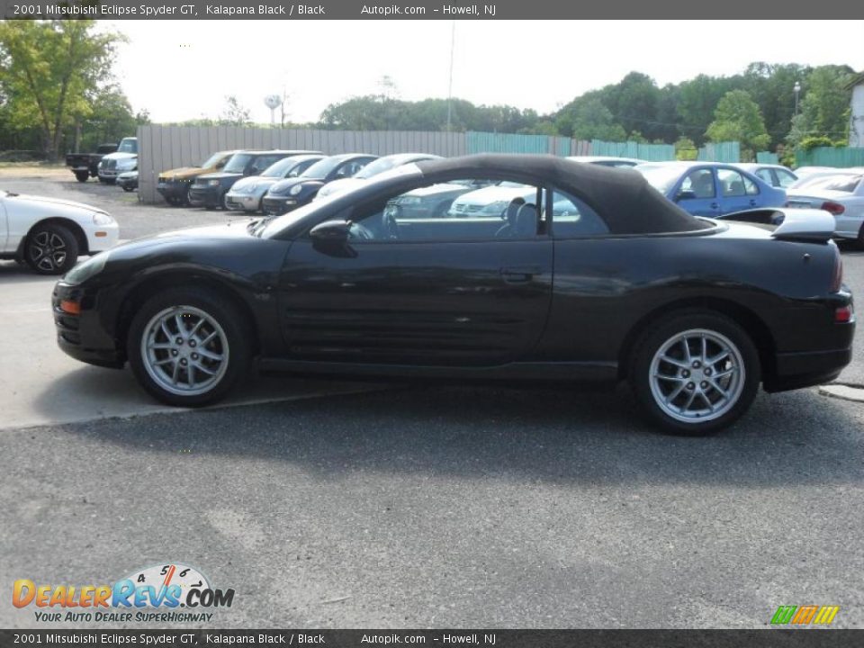 2001 Mitsubishi Eclipse Spyder GT Kalapana Black / Black Photo #9
