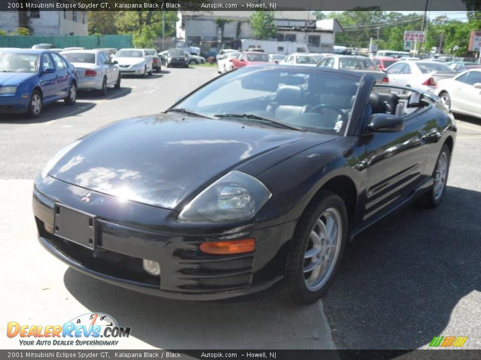 2001 Mitsubishi Eclipse Spyder GT Kalapana Black / Black Photo #11