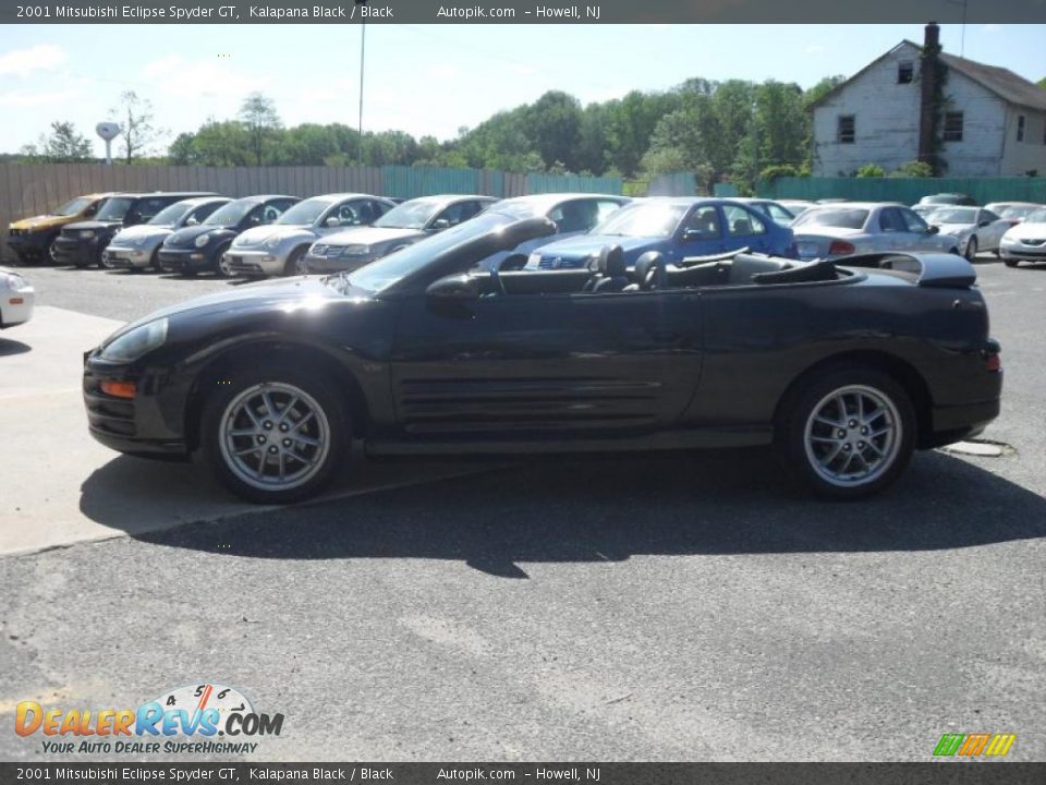 2001 Mitsubishi Eclipse Spyder GT Kalapana Black / Black Photo #12