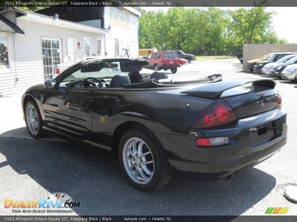 2001 Mitsubishi Eclipse Spyder GT Kalapana Black / Black Photo #13