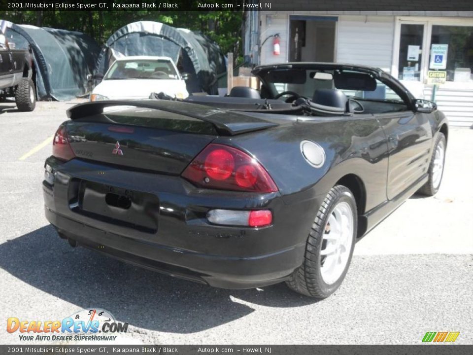 2001 Mitsubishi Eclipse Spyder GT Kalapana Black / Black Photo #15