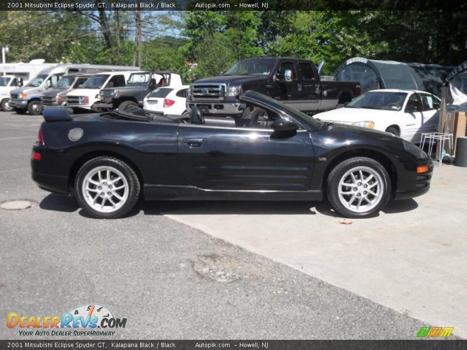 2001 Mitsubishi Eclipse Spyder GT Kalapana Black / Black Photo #16
