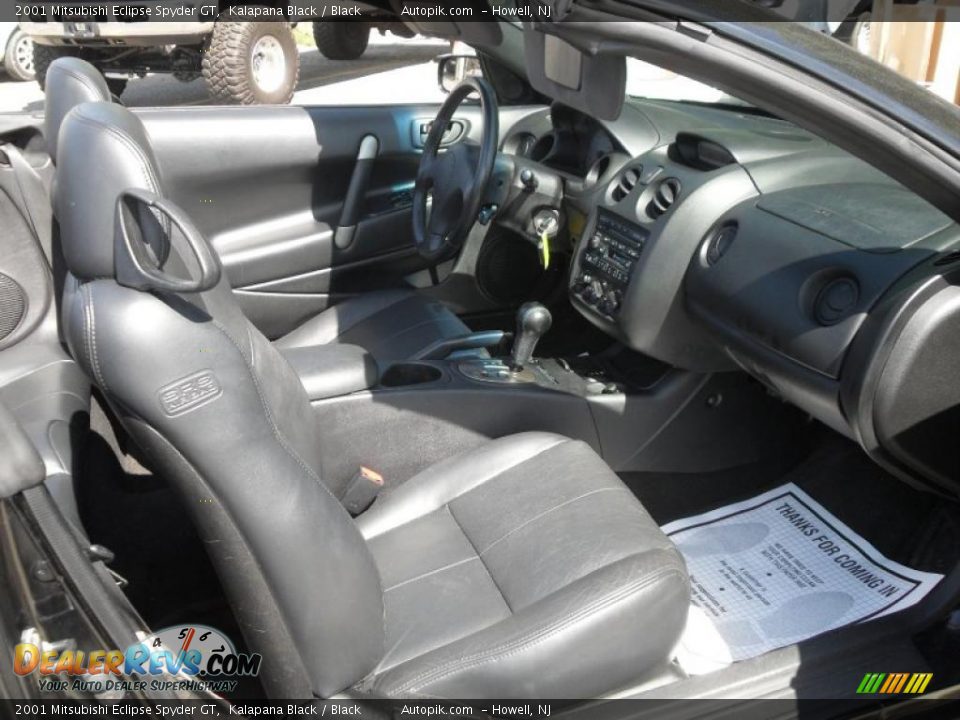 2001 Mitsubishi Eclipse Spyder GT Kalapana Black / Black Photo #18