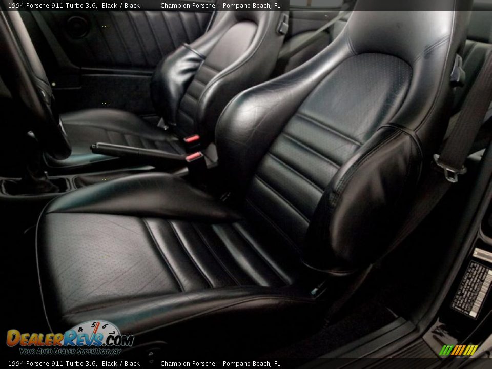 Front Seat of 1994 Porsche 911 Turbo 3.6 Photo #17