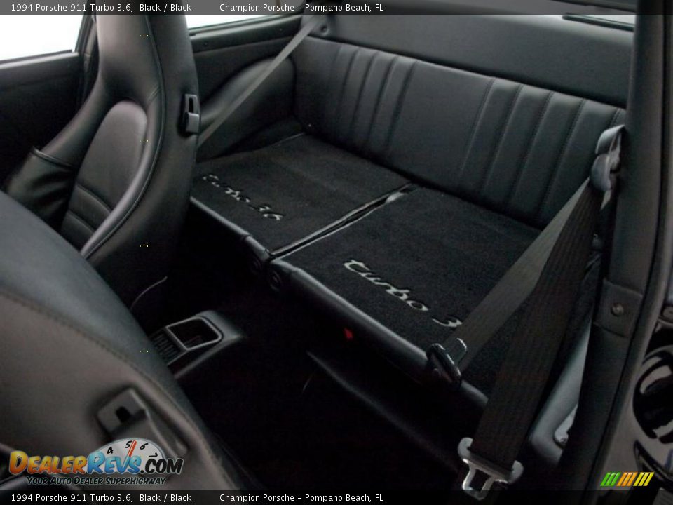 Rear Seat of 1994 Porsche 911 Turbo 3.6 Photo #18