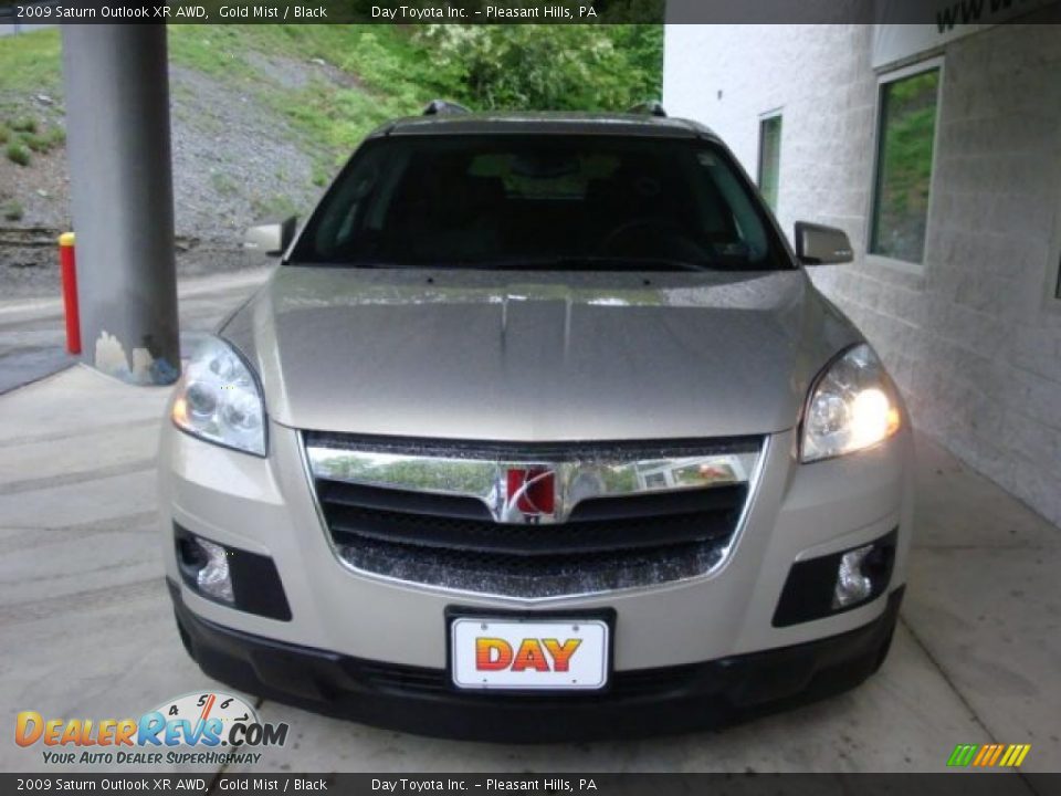 2009 Saturn Outlook XR AWD Gold Mist / Black Photo #6
