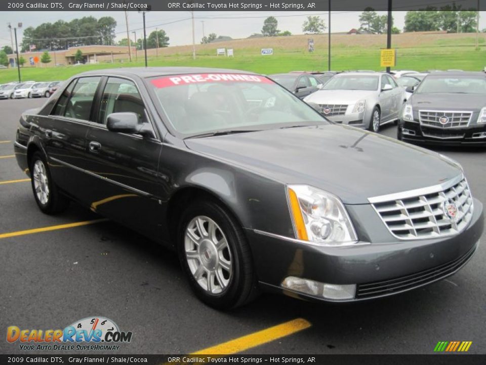 2009 Cadillac DTS Gray Flannel / Shale/Cocoa Photo #2