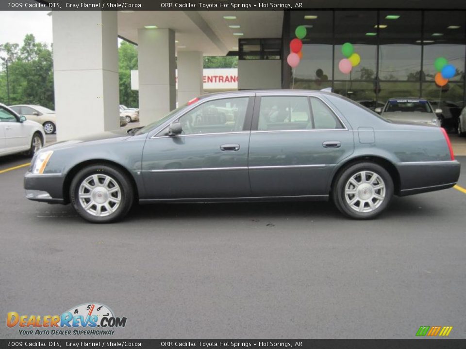 2009 Cadillac DTS Gray Flannel / Shale/Cocoa Photo #4