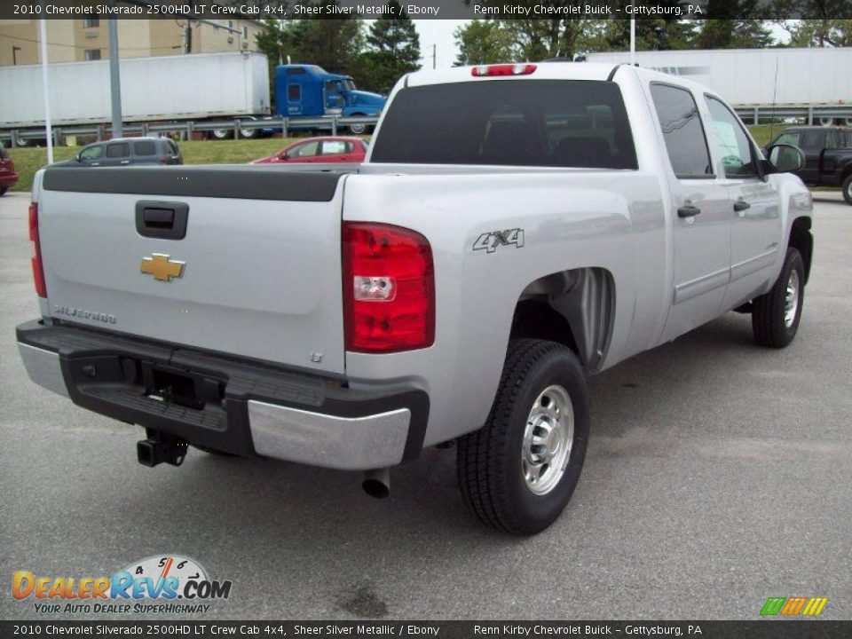 2010 Chevrolet Silverado 2500HD LT Crew Cab 4x4 Sheer Silver Metallic / Ebony Photo #2