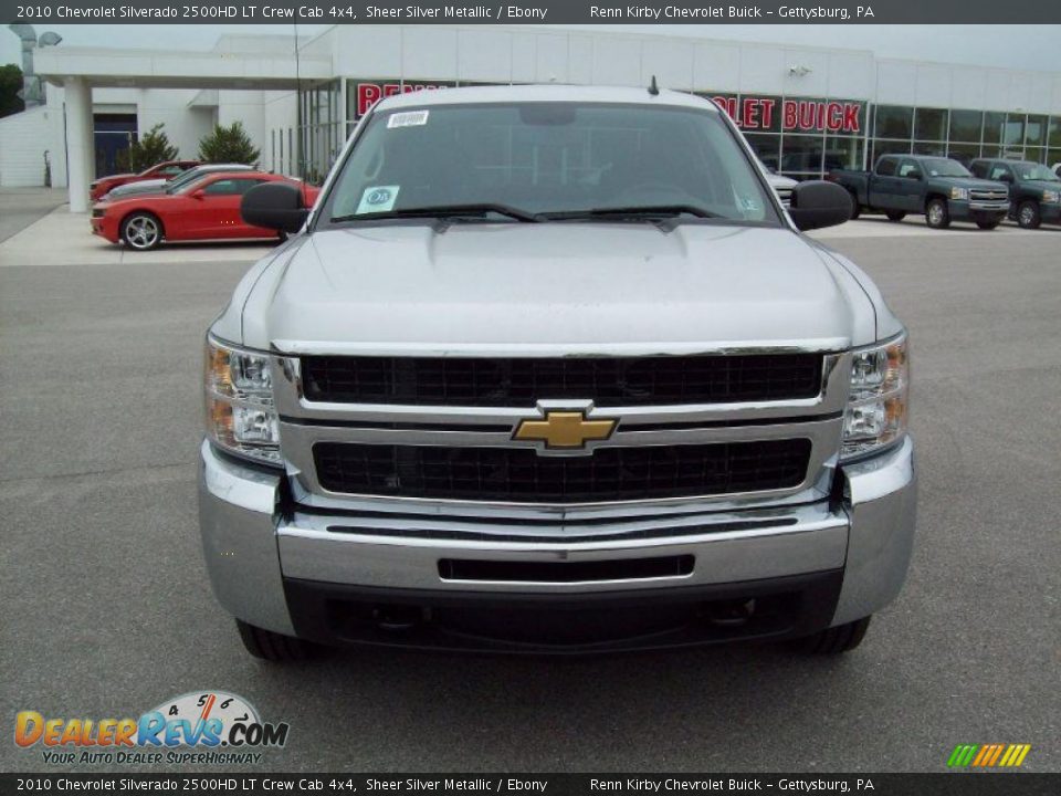 2010 Chevrolet Silverado 2500HD LT Crew Cab 4x4 Sheer Silver Metallic / Ebony Photo #10