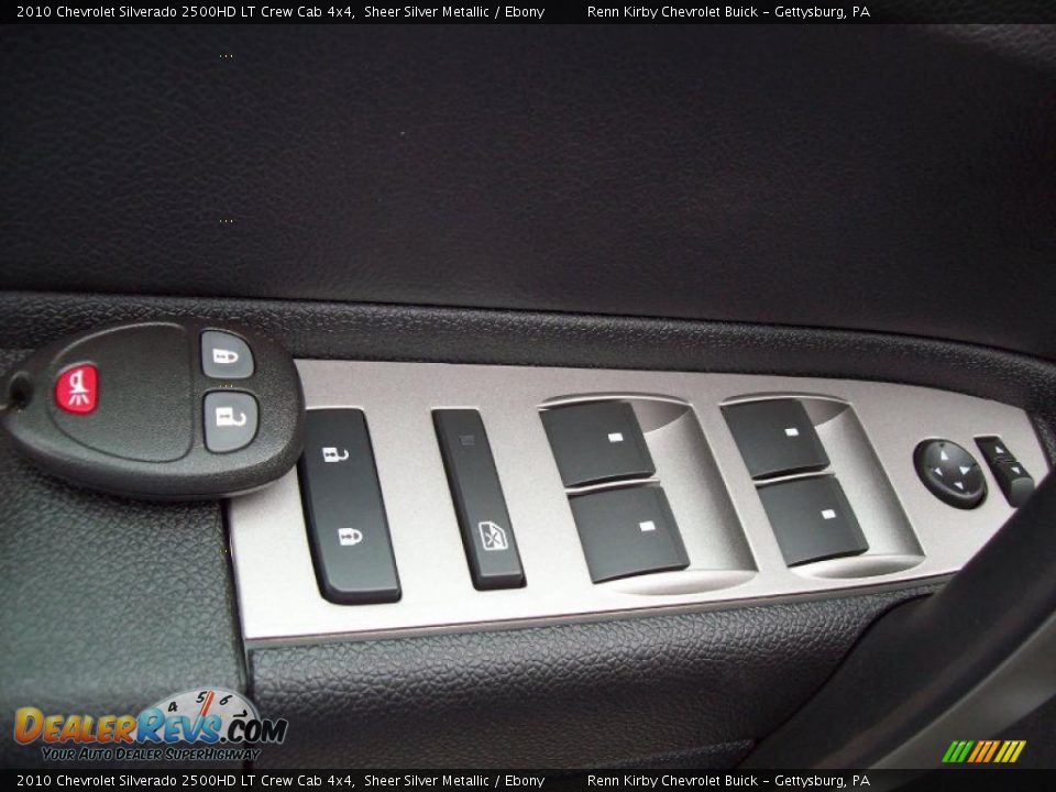 2010 Chevrolet Silverado 2500HD LT Crew Cab 4x4 Sheer Silver Metallic / Ebony Photo #12