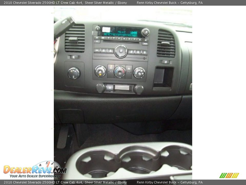 2010 Chevrolet Silverado 2500HD LT Crew Cab 4x4 Sheer Silver Metallic / Ebony Photo #20