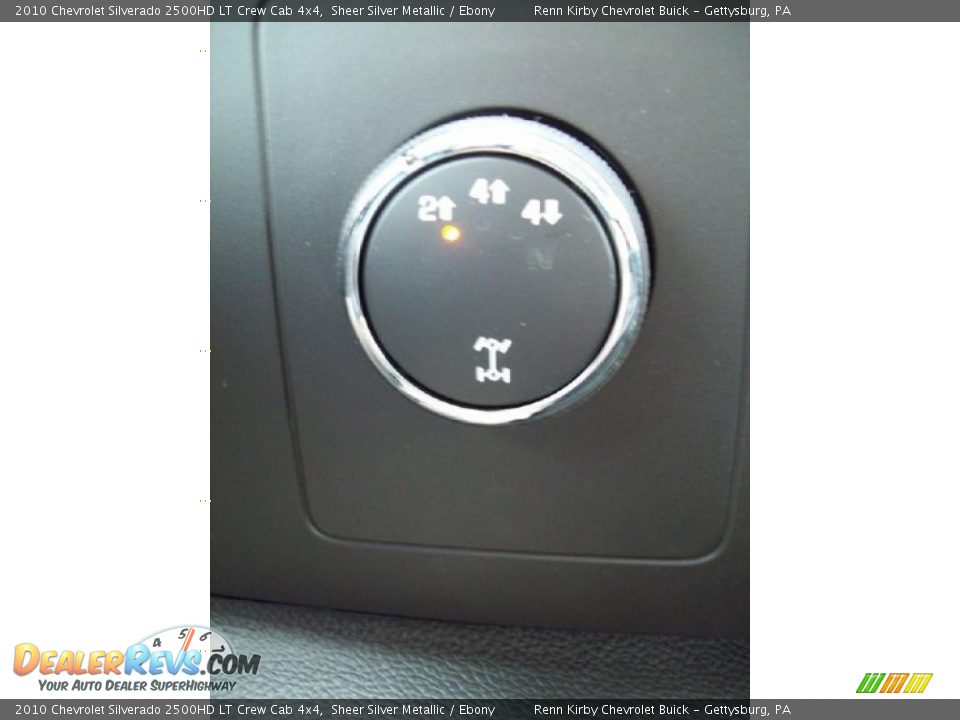 2010 Chevrolet Silverado 2500HD LT Crew Cab 4x4 Sheer Silver Metallic / Ebony Photo #21