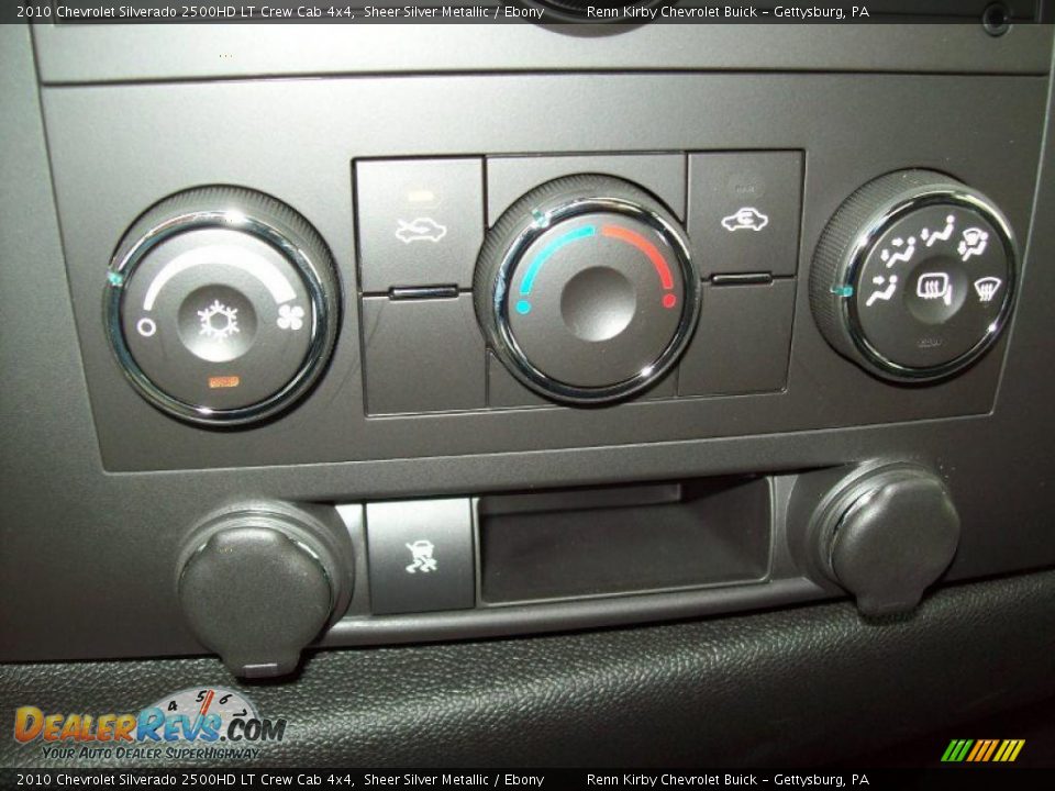 2010 Chevrolet Silverado 2500HD LT Crew Cab 4x4 Sheer Silver Metallic / Ebony Photo #22