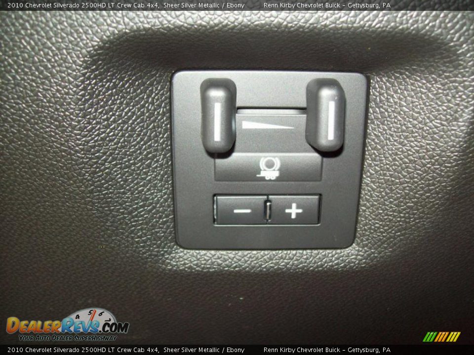 2010 Chevrolet Silverado 2500HD LT Crew Cab 4x4 Sheer Silver Metallic / Ebony Photo #23