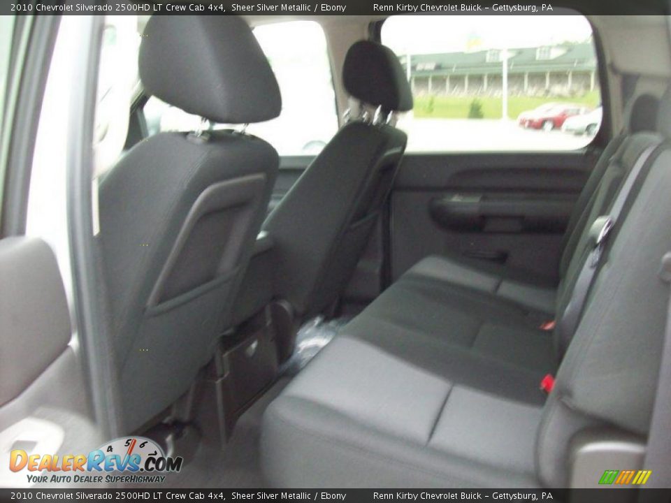 2010 Chevrolet Silverado 2500HD LT Crew Cab 4x4 Sheer Silver Metallic / Ebony Photo #24
