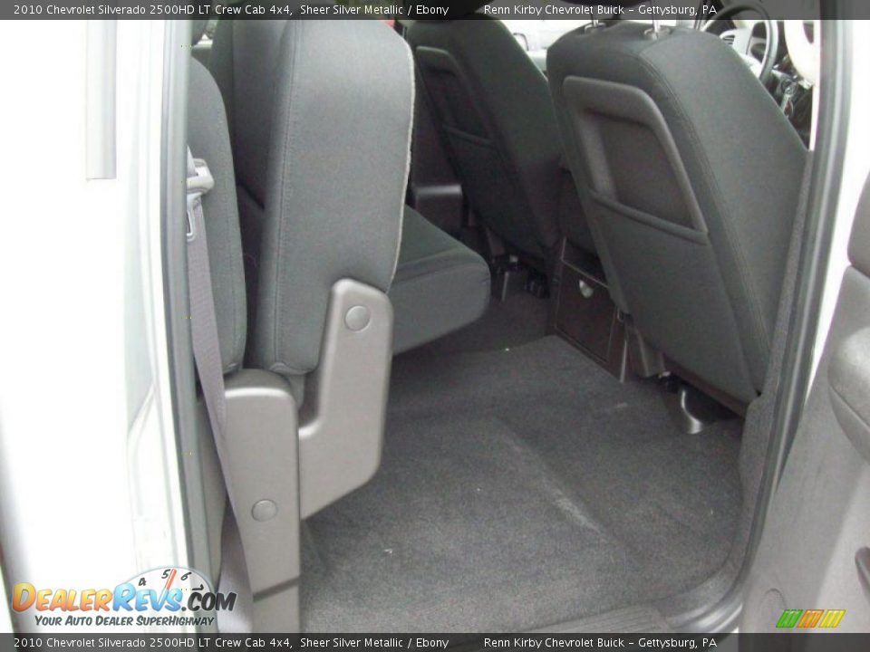 2010 Chevrolet Silverado 2500HD LT Crew Cab 4x4 Sheer Silver Metallic / Ebony Photo #25